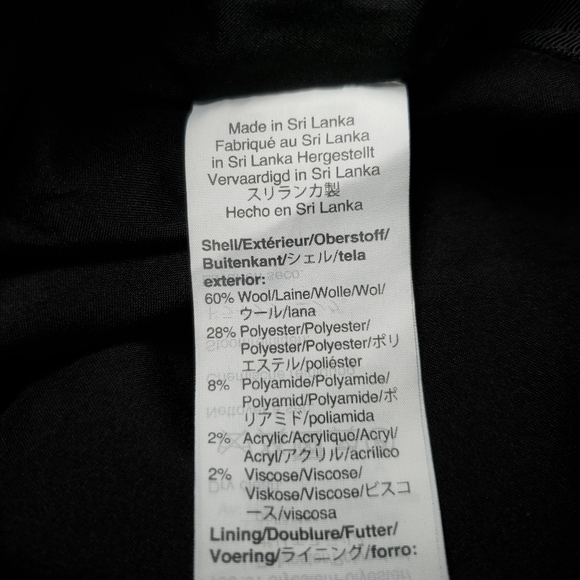 Madewell Herringbone Assembly A-Line Wool Blend Mini Skirt Size 2 - Picture 5 of 11